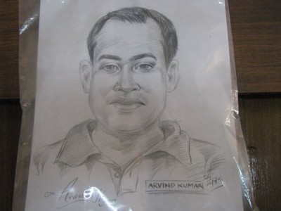 Dr Arvind Kumar - who gave me free stay in Delhi :)