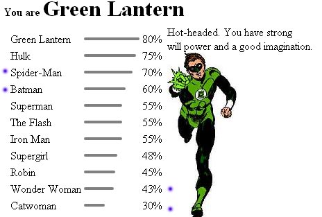I am green lantern