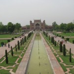 View from Taj towards the entrance